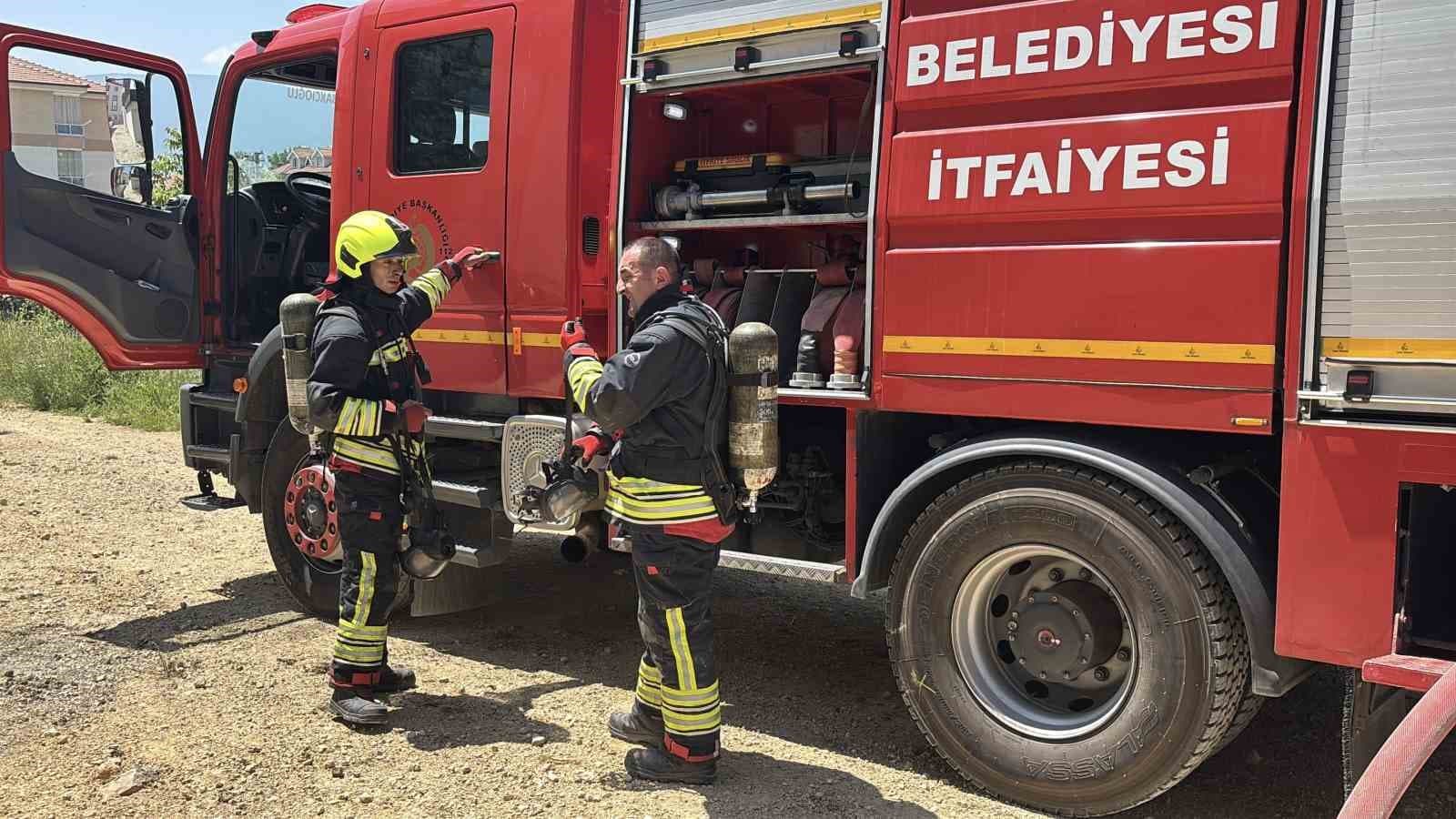 Bolu’da itfaiye ekipleri bir yılda bin 543 olaya müdahale etti