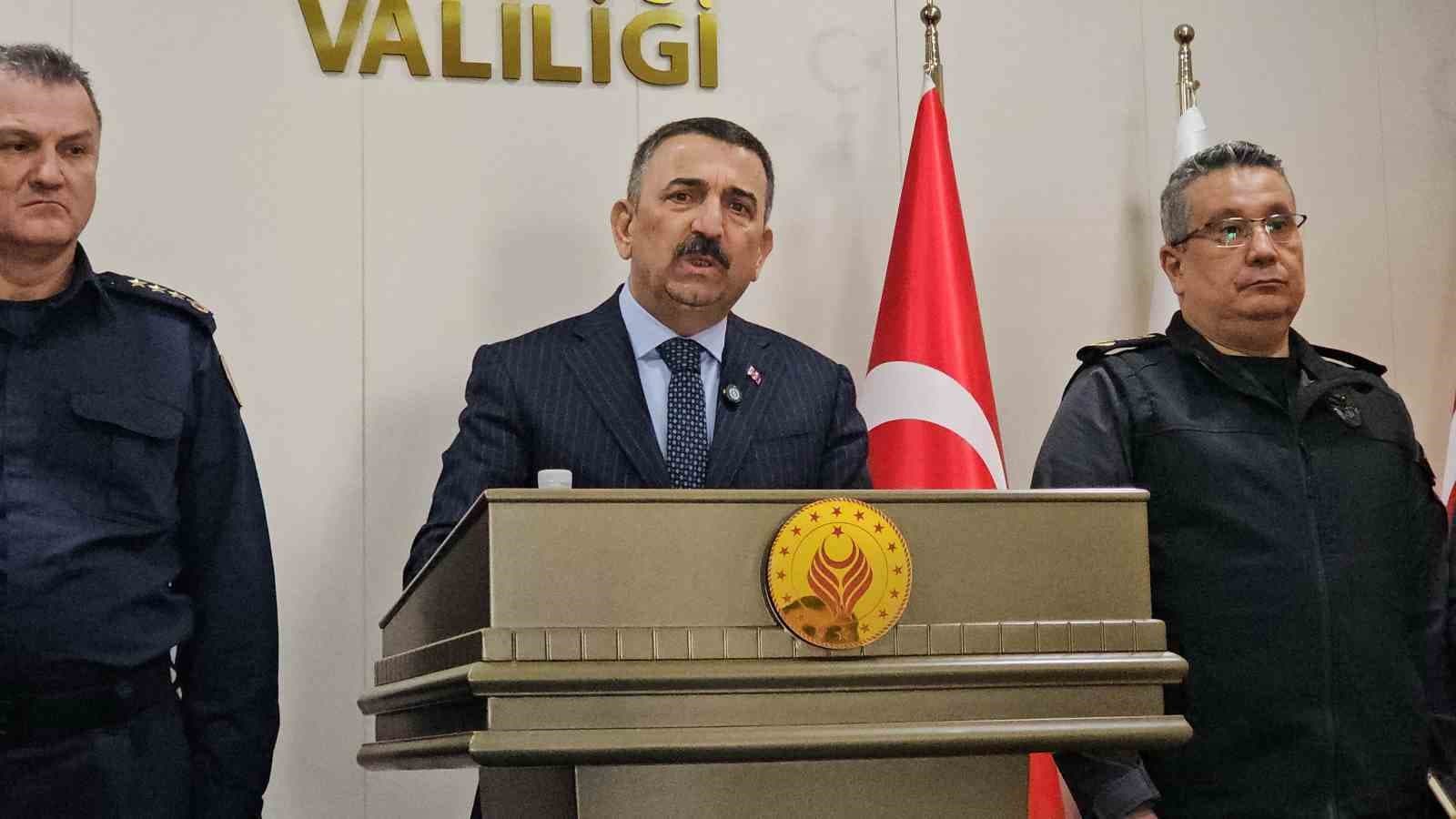 Vali Hacıbektaşoğlu, 2025 yılı güvenlik ve asayiş istatistiklerini paylaştı