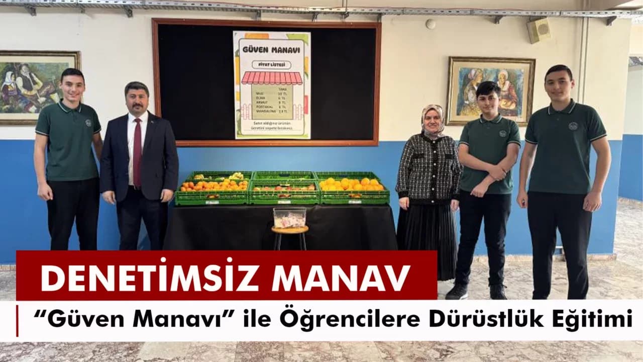 Bu okulda manav var, görevli yok