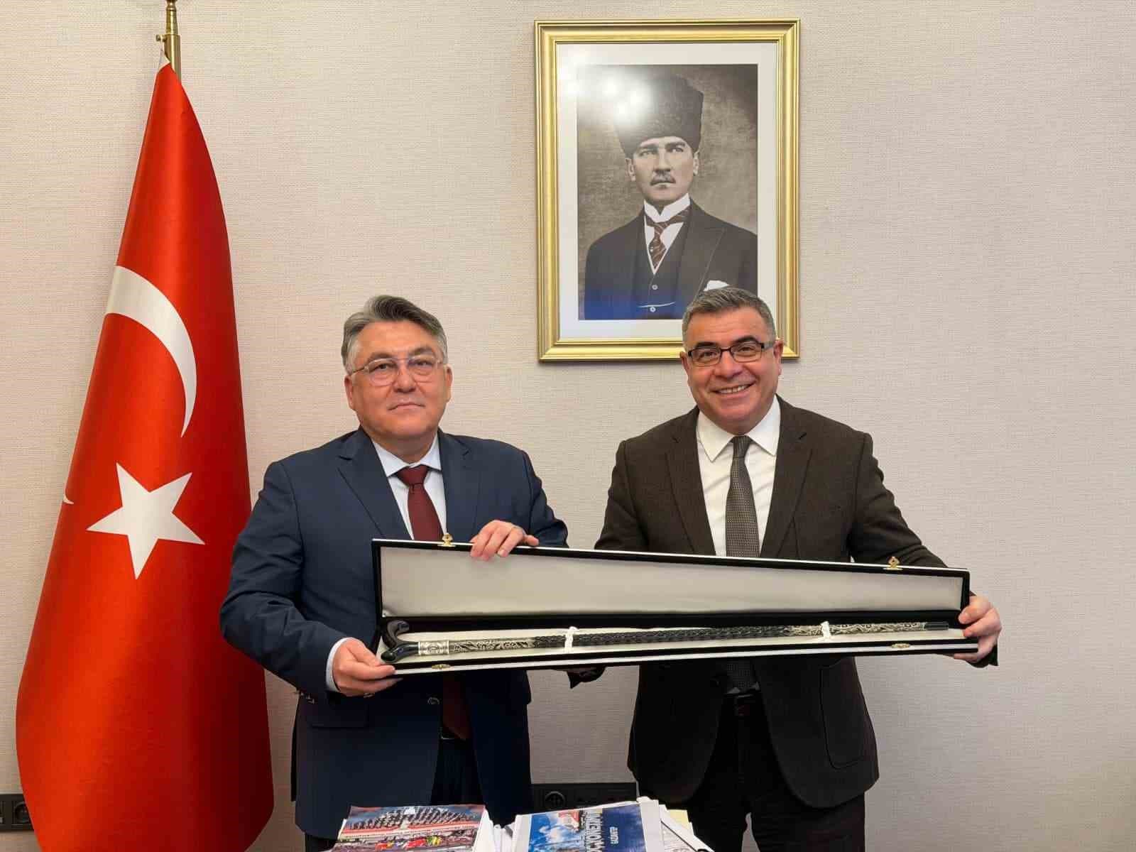 Rektör Özölçer’den, İçişleri Bakanı Başdanışmanı Yolcu’ya ziyaret
