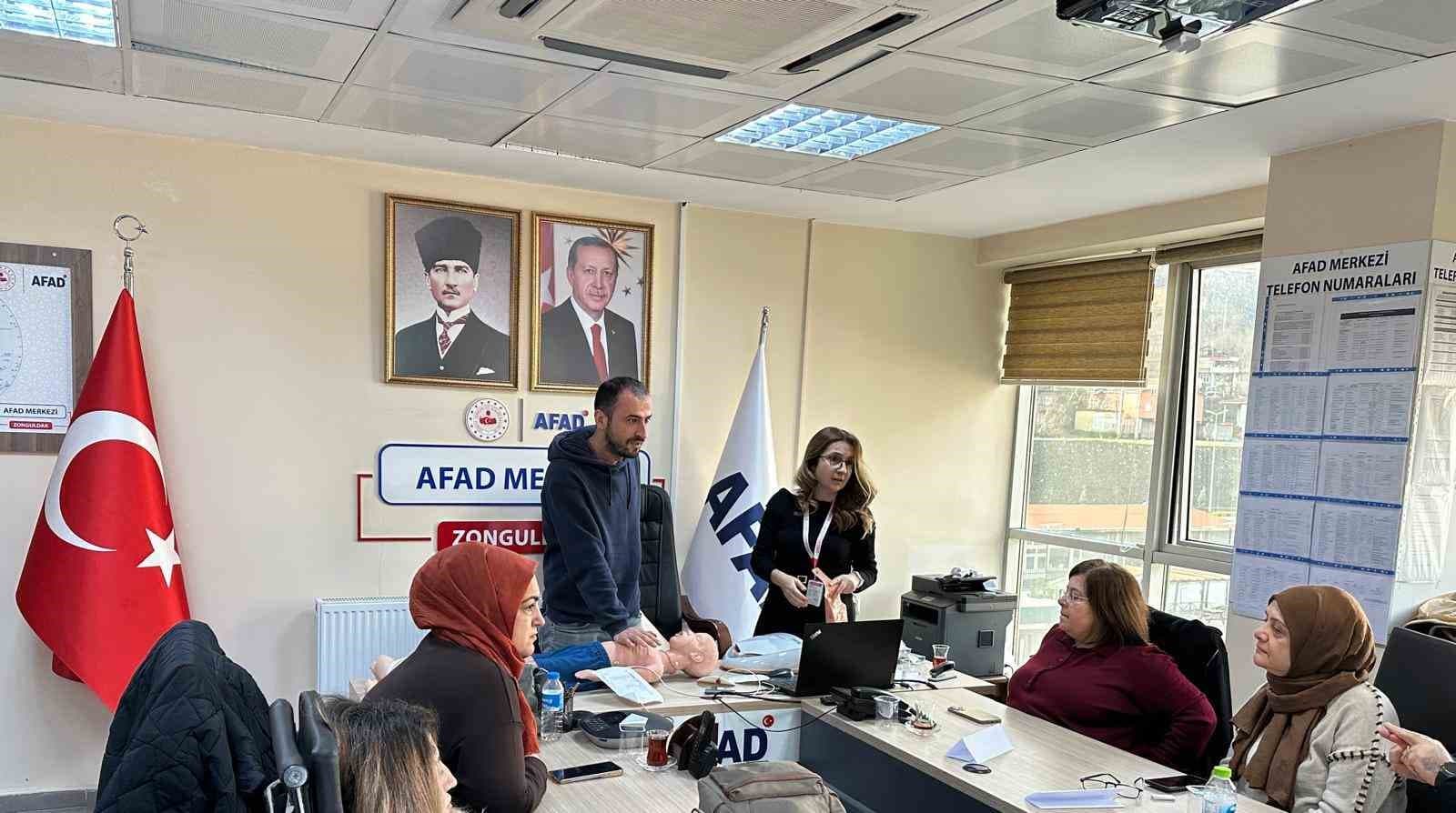 AFAD personeline ilk yardım eğitimi düzenlendi