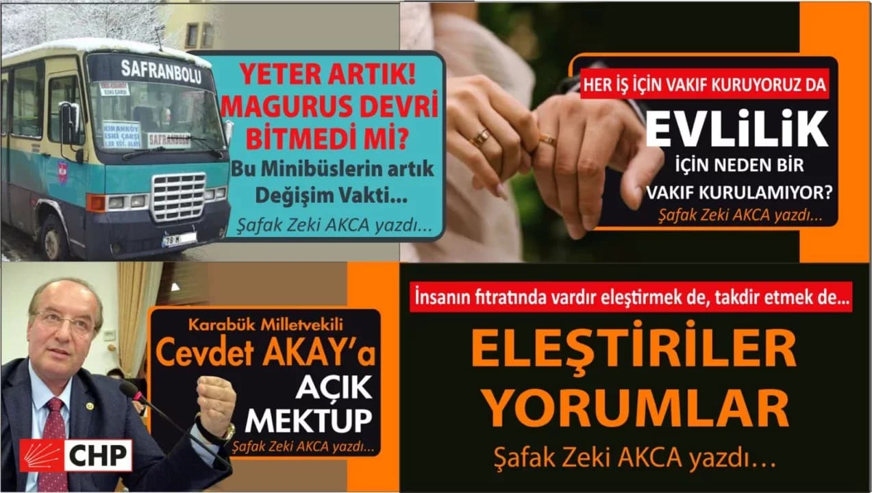 ELEŞTİRİLER / YORUMLAR