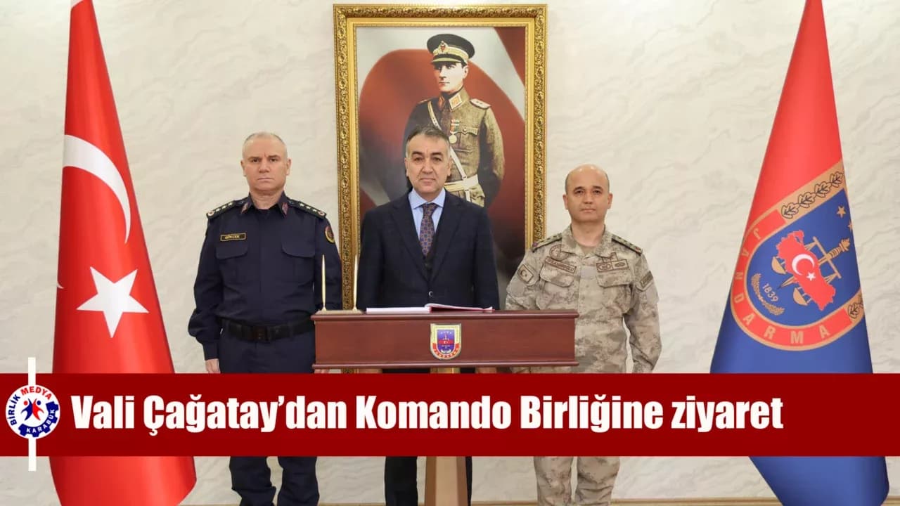 Vali Çağatay’dan Komando Birliğine ziyaret