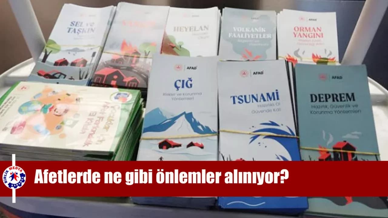 Karabük'te afetler için ne gibi önlemler alınıyor?