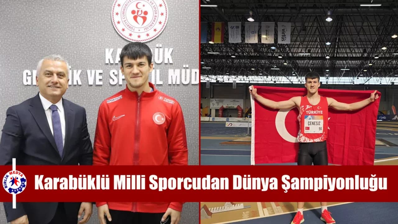 Karabüklü Milli Sporcudan Dünya Şampiyonluğu