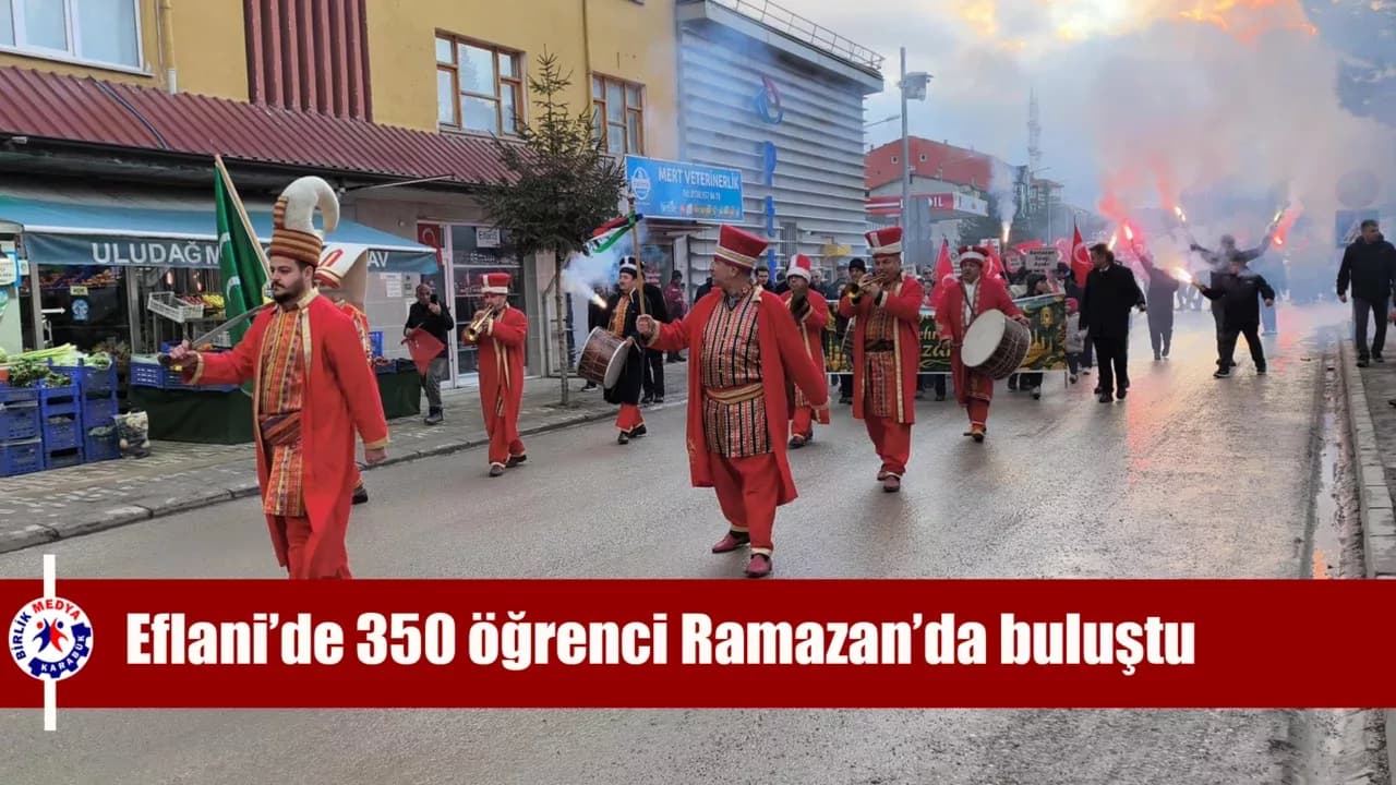 Eflani’de 350 öğrenci ramazan etkinliğinde buluştu