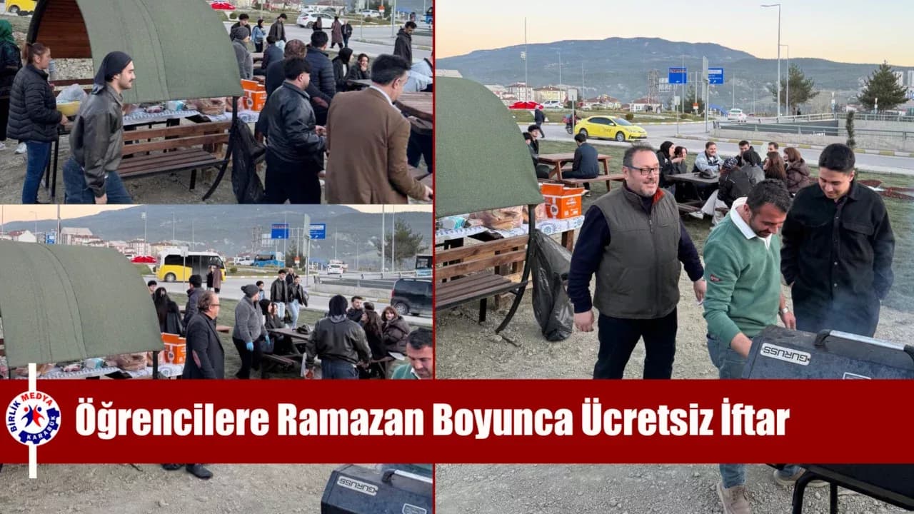 Karabük’te Öğrencilere Ramazan Boyunca Ücretsiz İftar