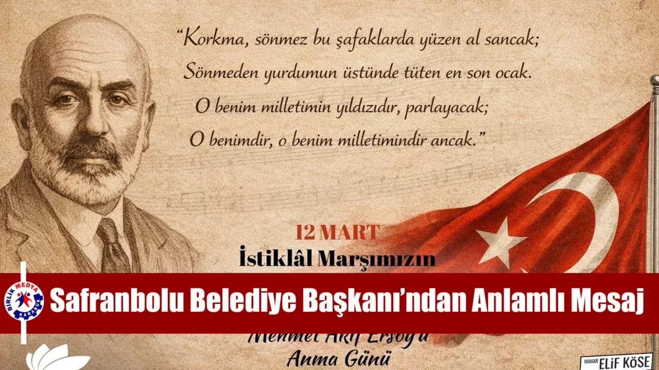 Başkan Köse: "İstiklal Marşı, bağımsızlığımızın sarsılmaz mührüdür"