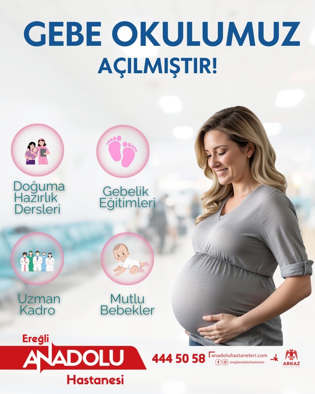 Karadeniz Ereğli’de gebe okulu hizmete açıldı