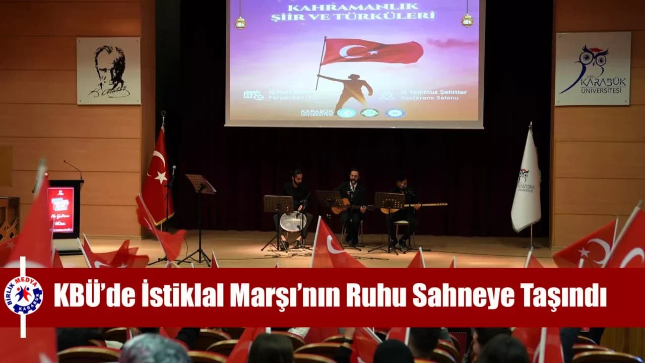 Karabük Üniversitesi'nde “Kahramanlık Şiir ve Türküleri” Programı Düzenlendi