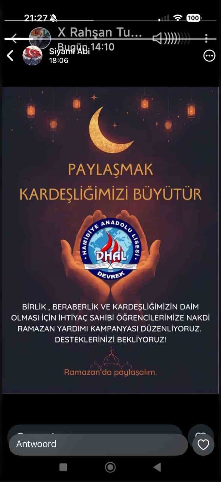 Devrek’te ihtiyaç sahibi öğrencilere nakit yardımı yapıldı