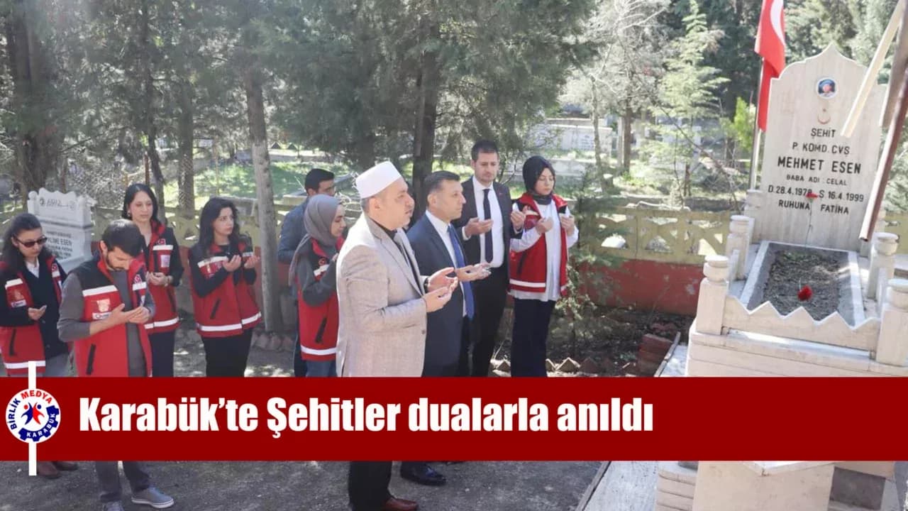 Karabük’te Şehitler dualarla anıldı