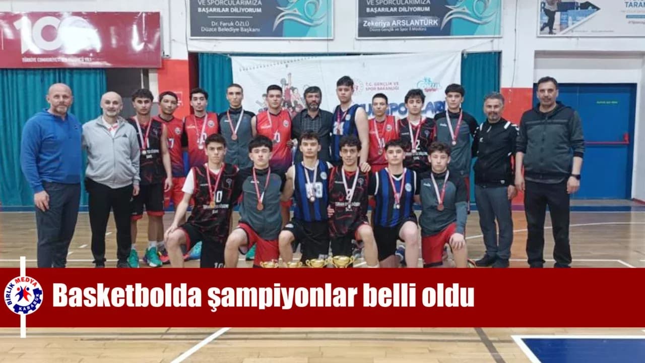 Basketbolda şampiyonlar belli oldu