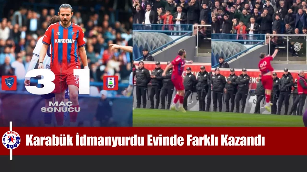 Karabük İdmanyurdu Evinde Farklı Kazandı
