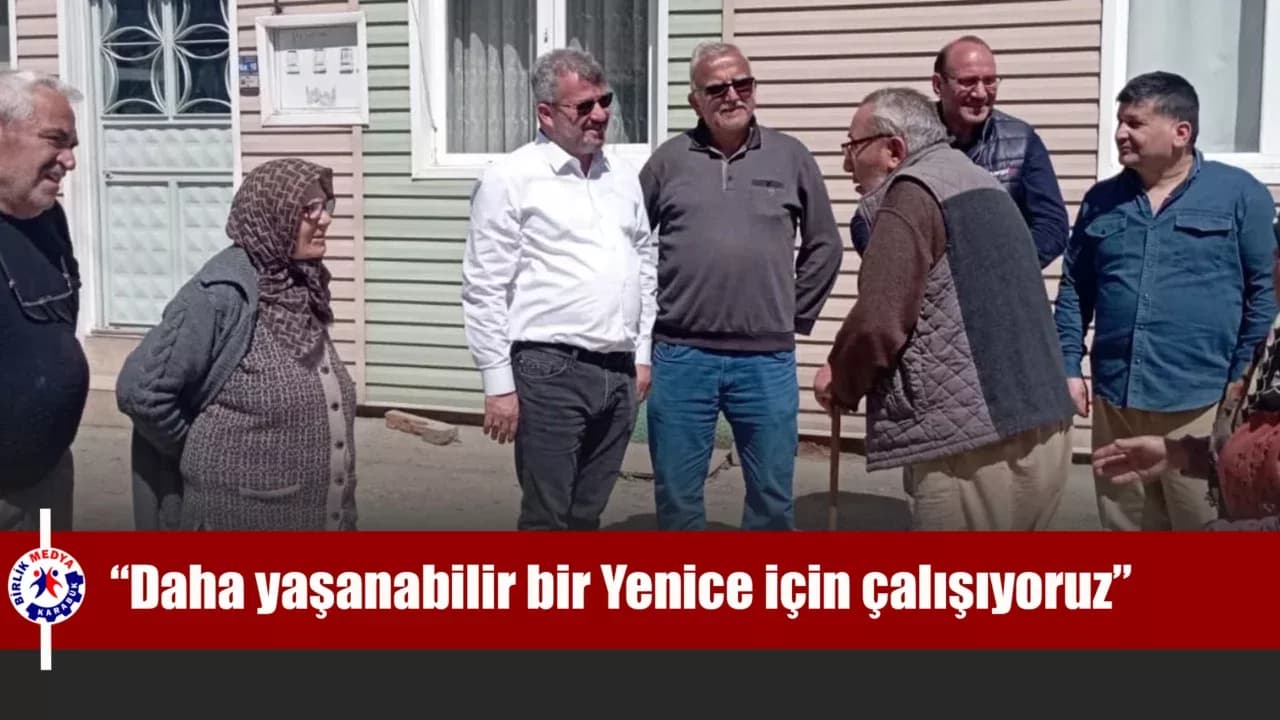 Yenice Belediye Başkanı Sertaş Karakaş: “Daha yaşanabilir bir Yenice için çalışıyoruz”