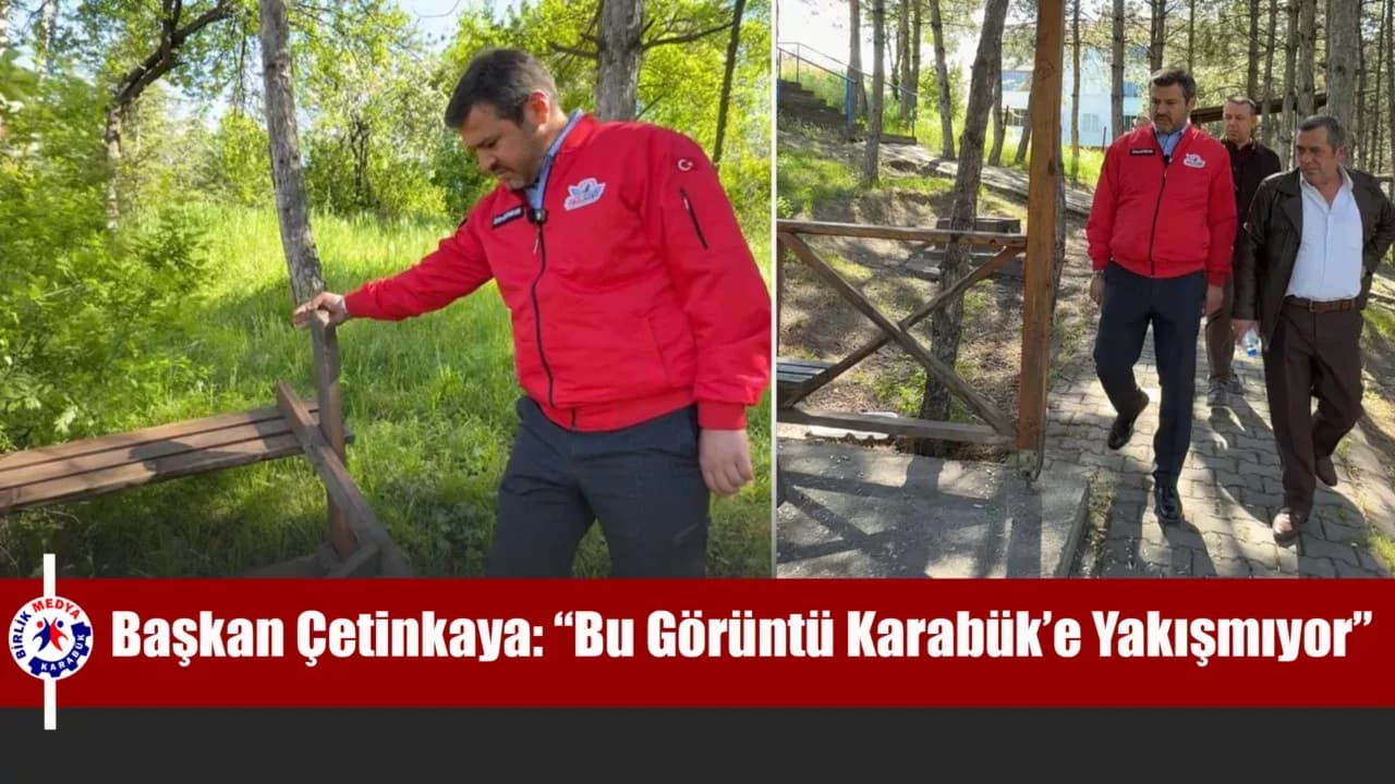 Başkan Çetinkaya'nın park gezisinde gördüğü manzara sonrası ilginç tepkisi