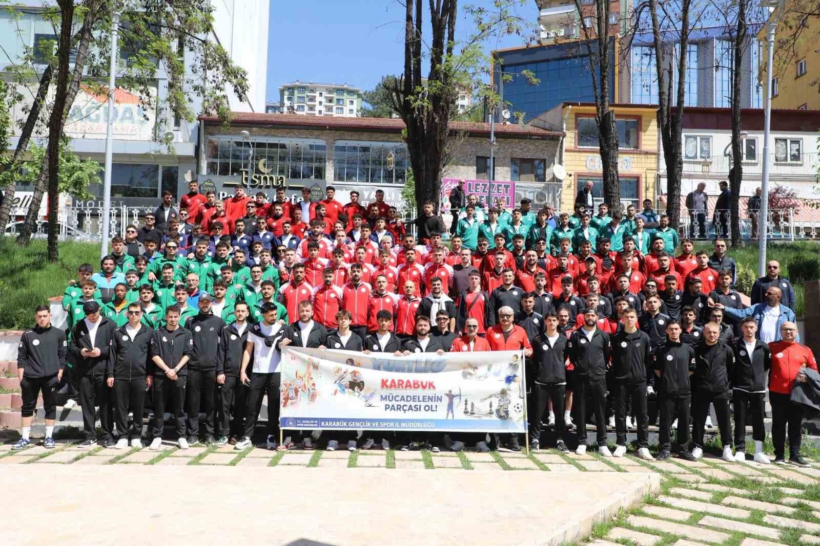 Yurt Lig heyecanı öncesi sporcular Karabük ve Safranbolu’yu keşfetti