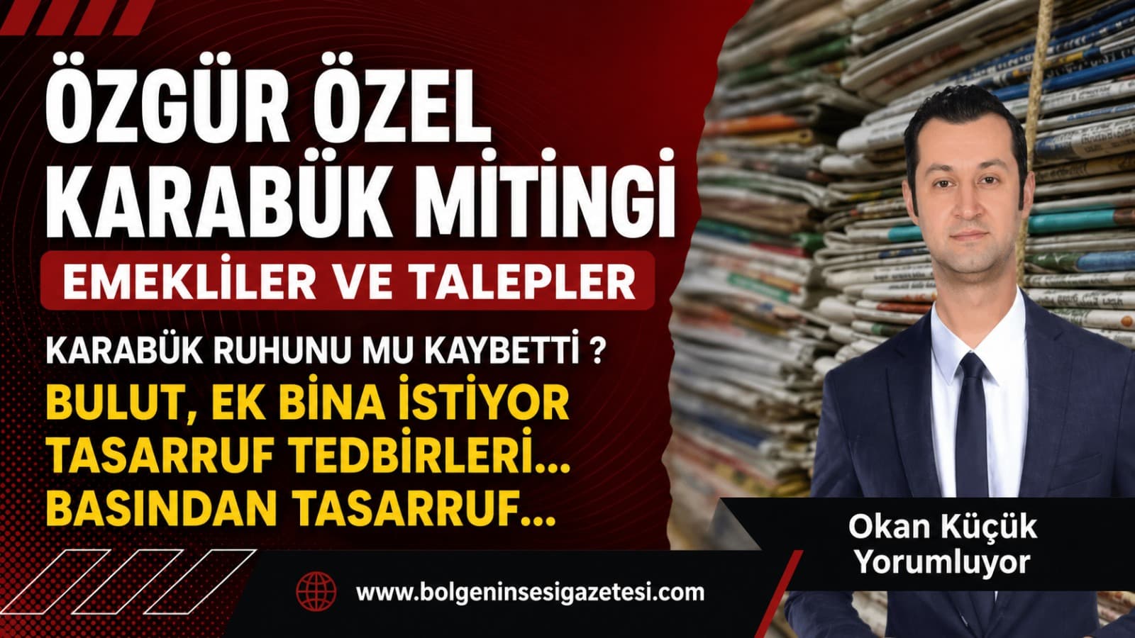 Özgür Özel Karabük Mitingi