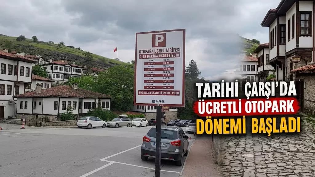 Tarihi Çarşı’da Ücretli Otopark Dönemi Başladı
