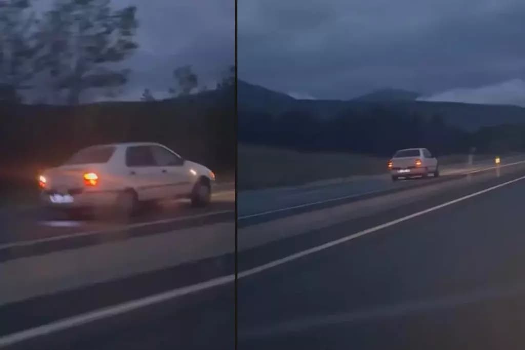 Ters yönde ilerleyerek trafiği tehlikeye düşürdü