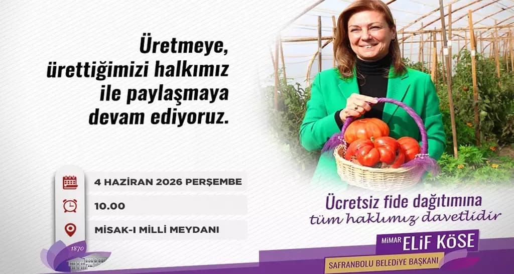 Safranbolu'da ata tohumundan üretilen "maniye domatesi" fideleri ücretsiz dağıtılacak