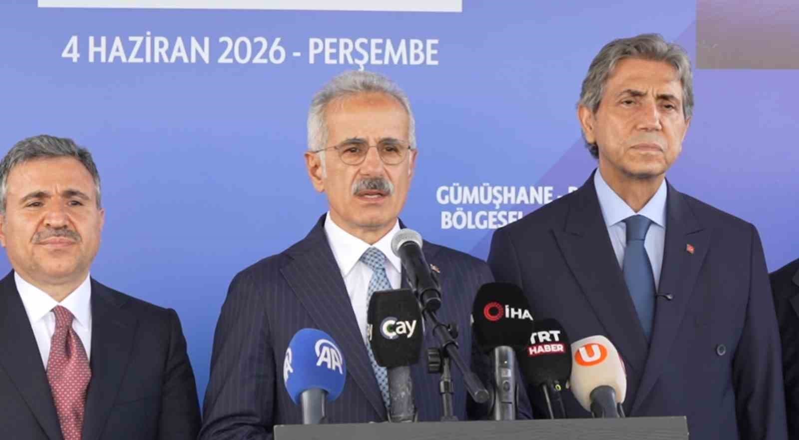Bakan Uraloğlu, Bayburt-Gümüşhane Havalimanı çalışmalarını yerinde inceledi