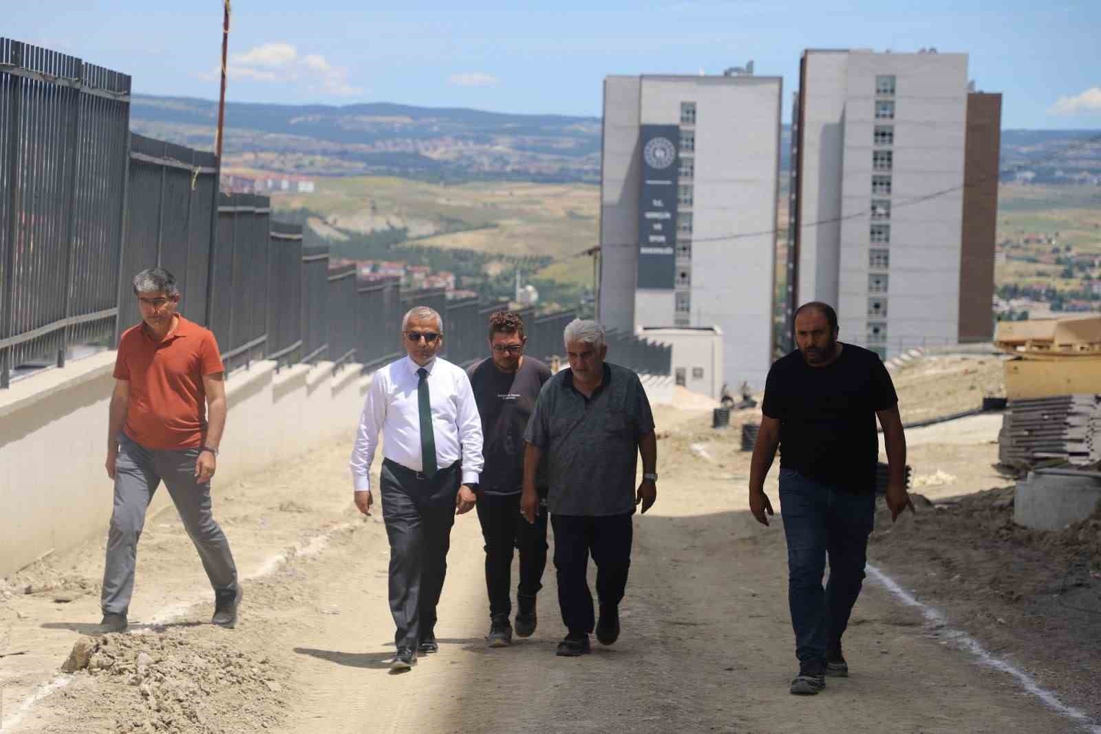 Karabük’te 419 kişilik öğrenci yurdunda çalışmalarda sona yaklaşıldı