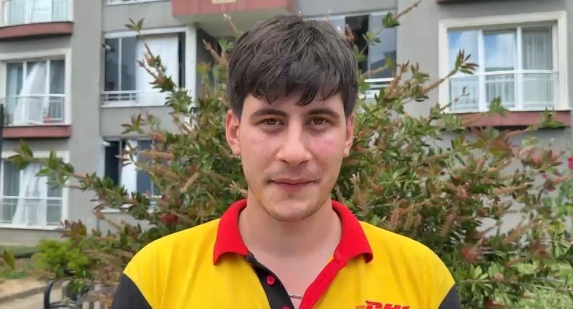 Yağmur suyu borusuna sıkışan yavru kedi uzun uğraşlar sonrasında kurtarıldı