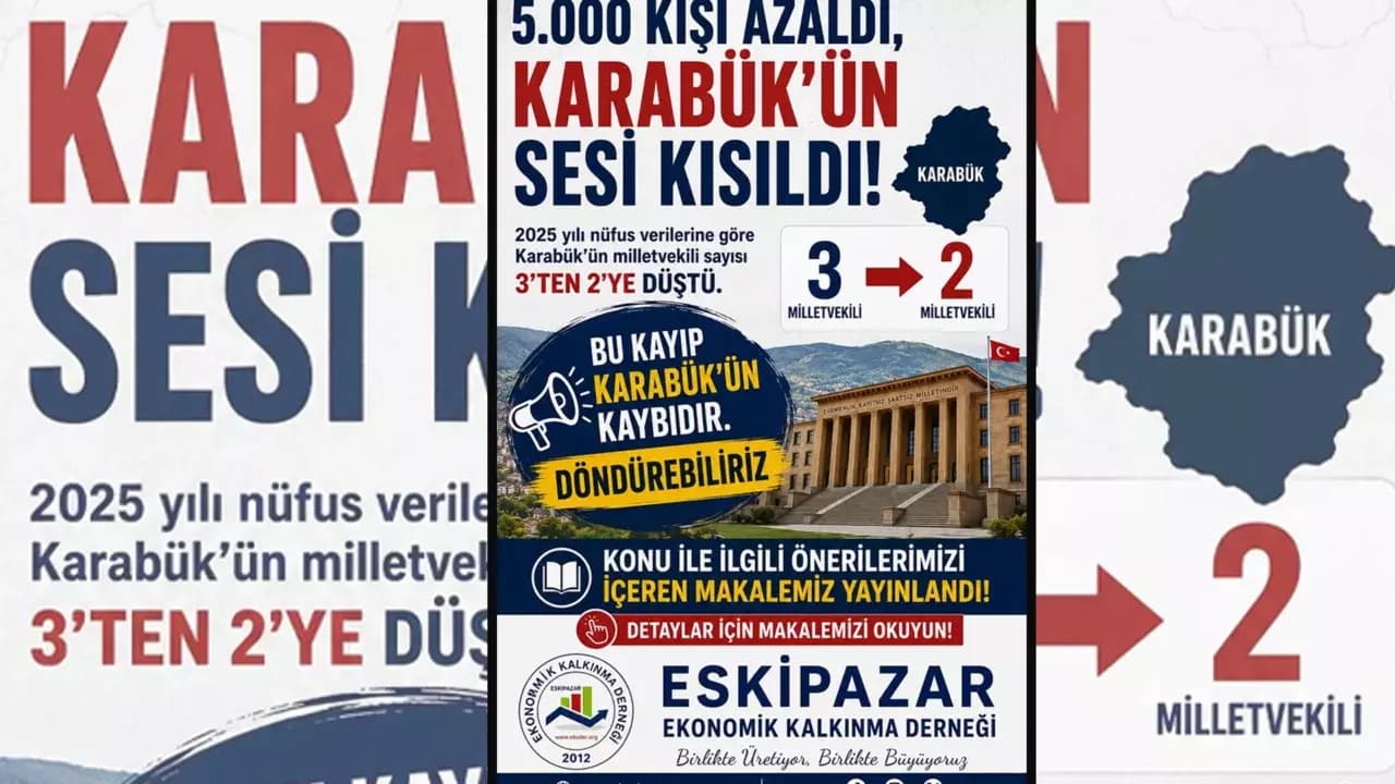 Aslan, “Karabük milletvekili sayısındaki düşüşe karşı ortak akıl şart”
