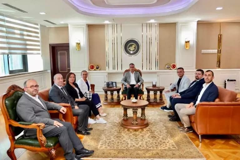 SAF-TİD'den Yerel Yöneticilere Nezaket Ziyareti