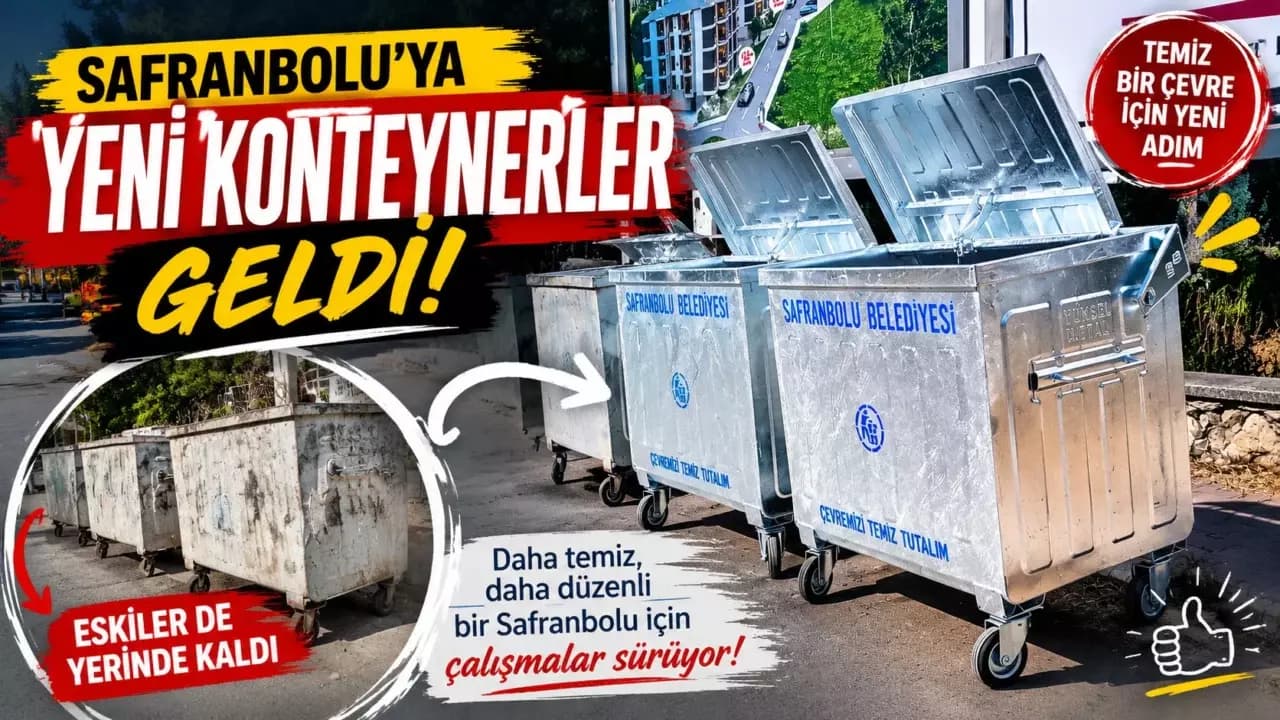 Safranbolu'nun Yeni Konteynerleri Beğeni Topladı