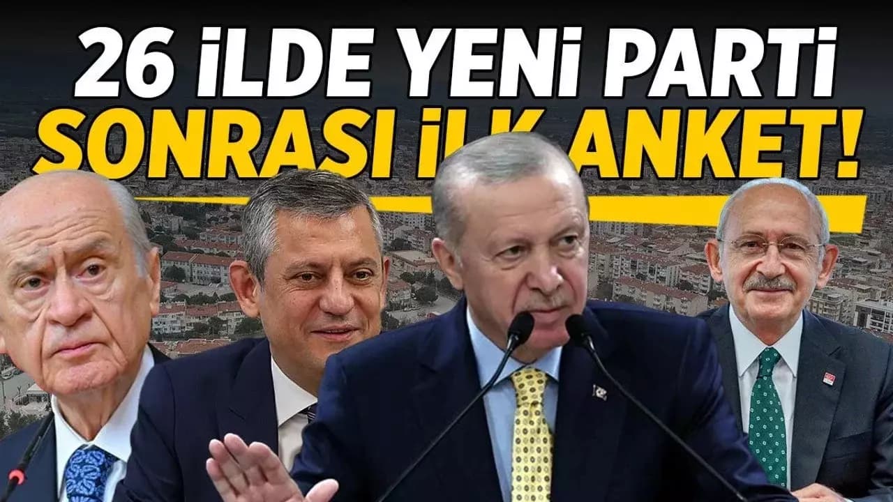 Yeni Parti Sonrası İlk Seçim Anketi Açıklandı! ORC'nin Son Araştırmasında Dikkat Çeken Sonuçlar