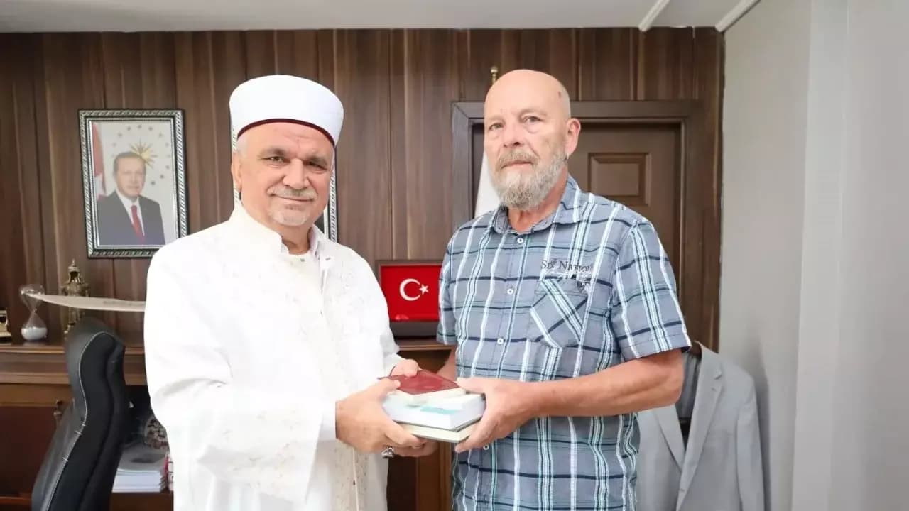 Alman vatandaşı Karabük’te Müslüman oldu