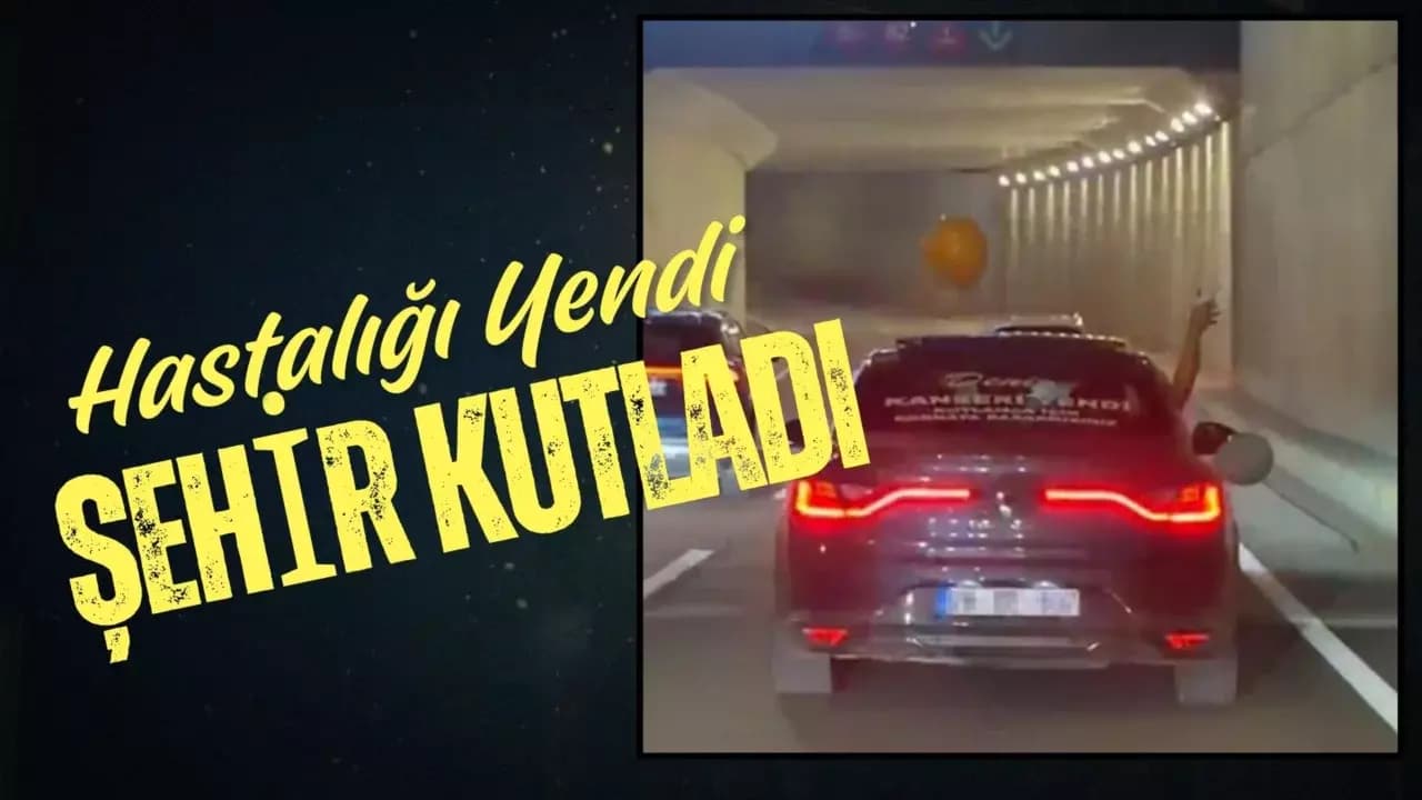 Oğlunun Hastalığı Yenmesini Korna Sesleriyle Kutladı