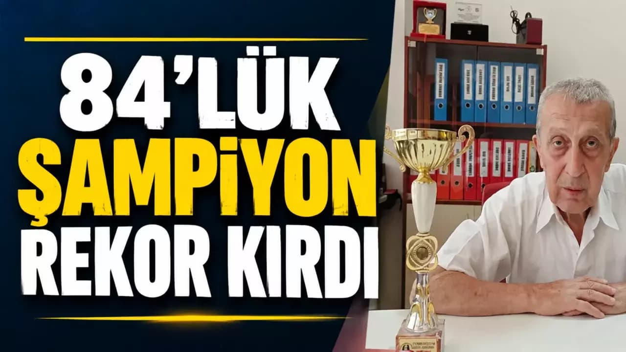 Karabük adına yarışan 84 yaşındaki Orhan Çakır’dan büyük başarı