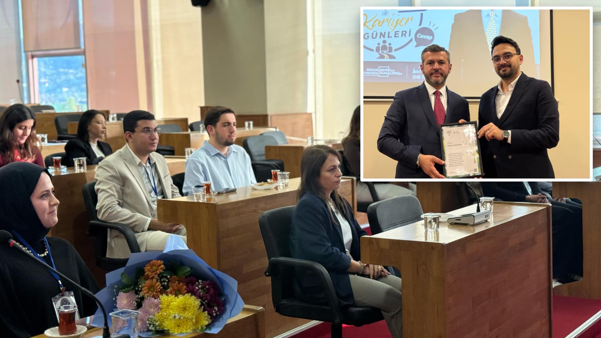 Karabük Üniversiteli Gençlere Başkan Çetinkaya'dan Destek