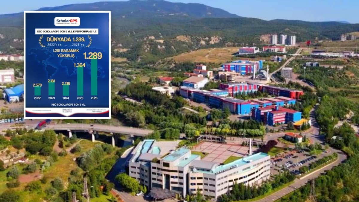 KBÜ, ScholarGPS 2026 sıralamasında Türkiye'de 29'uncu oldu