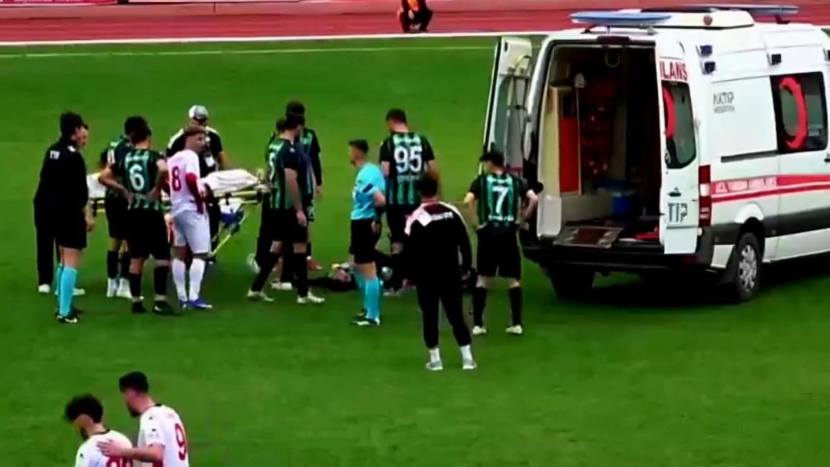 Maçın son dakikalarında fenalaşan futbolcu kalp krizi geçirdi