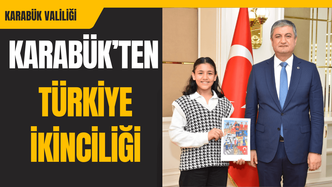 Resim Yarışmasında Türkiye İkincisi Oldu