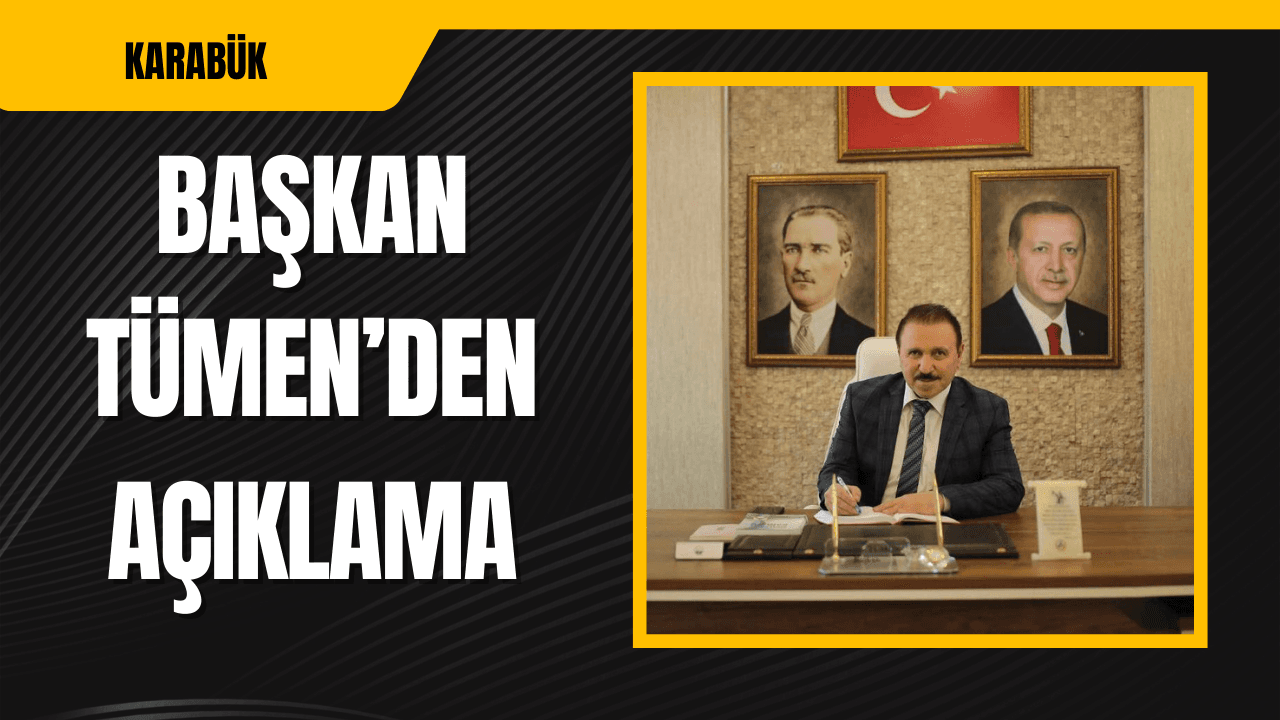 Başkan Tümen “ Krediniz devam ederken vergi kaydınızı kapatmayınız”