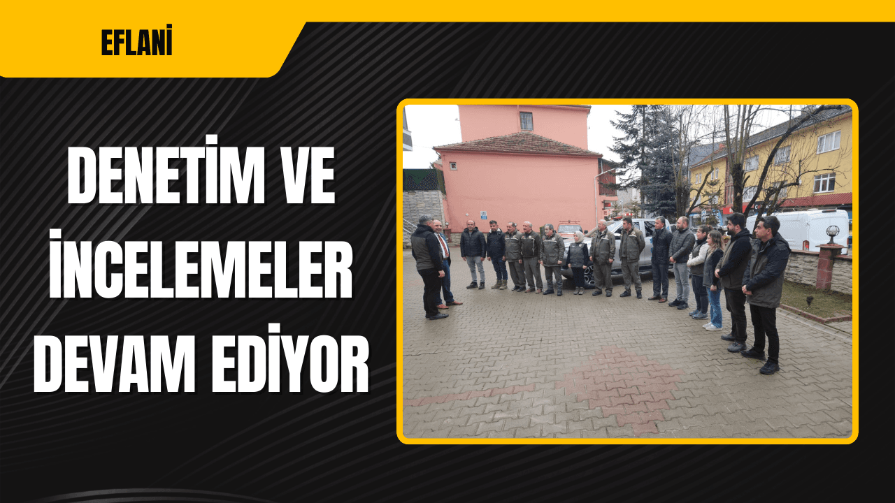 Orman Bölge Müdürü Denetim ve İncelemelerine Devam Ediyor