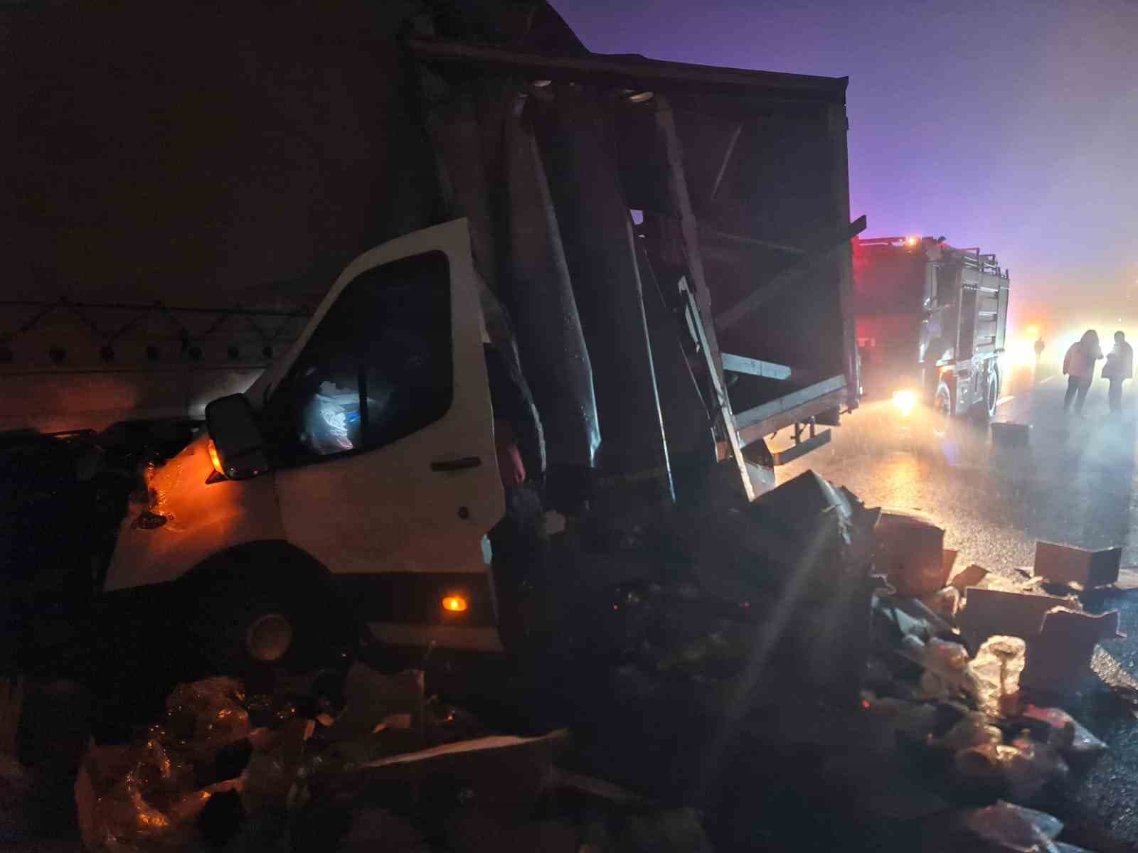 Bolu’da zincirleme trafik kazası: 1 ağır yaralı