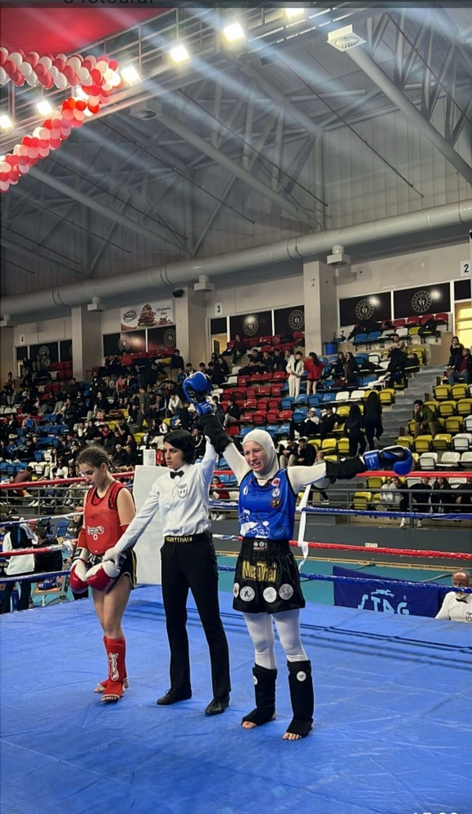 Zonguldaklı sporcu Muay-Tai yarışmasında birinci oldu