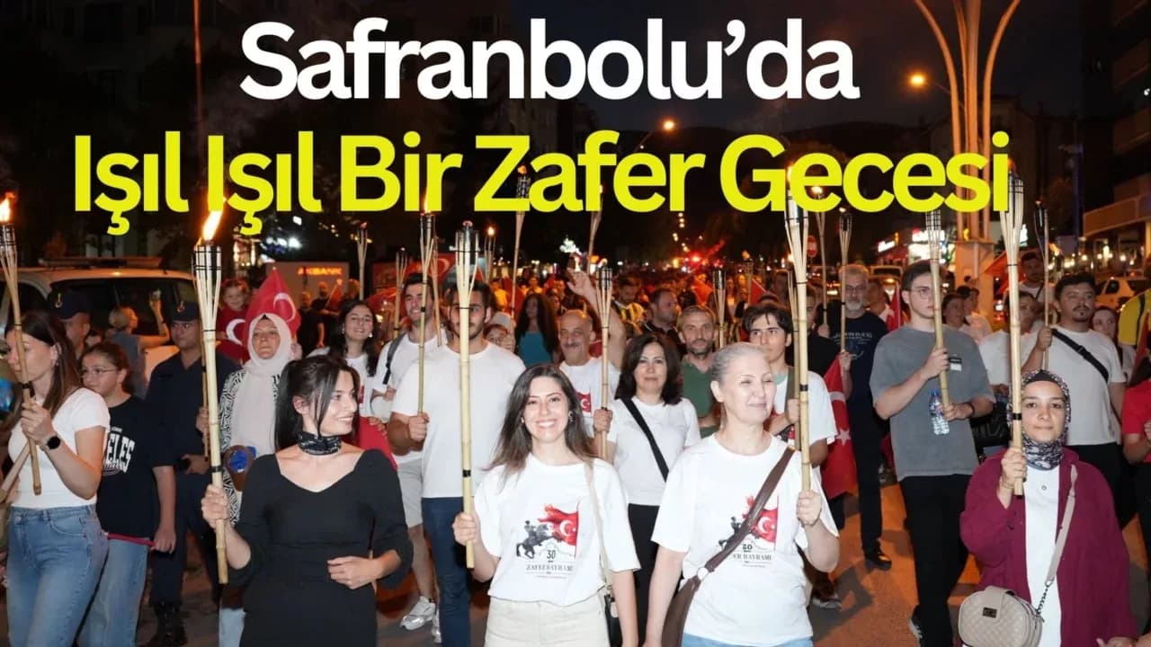Safranbolu'da Fener Alayı Düzenlendi