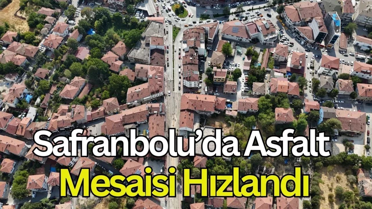 Safranbolu Belediyesi Kent Genelinde Asfalt Çalışmalarını Hızlandırdı