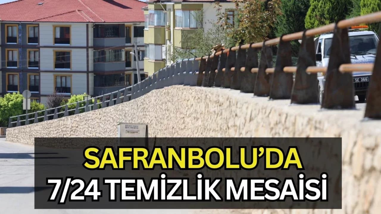 Safranbolu’da 140 Metrelik Taş Duvar ve Korkuluk Yapıldı