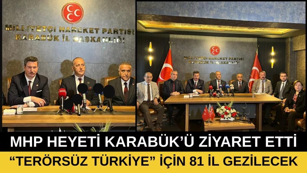 MHP Heyeti'nden Karabük'e Ziyaret