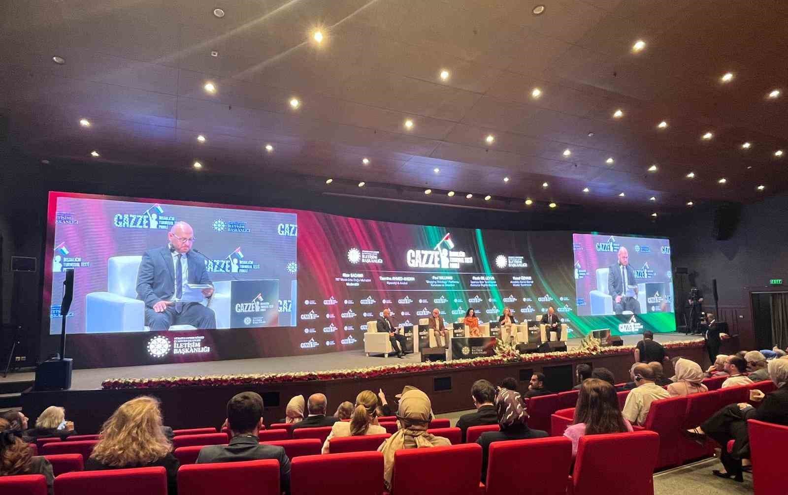 Rektör Akkaya, Gazze paneline katıldı