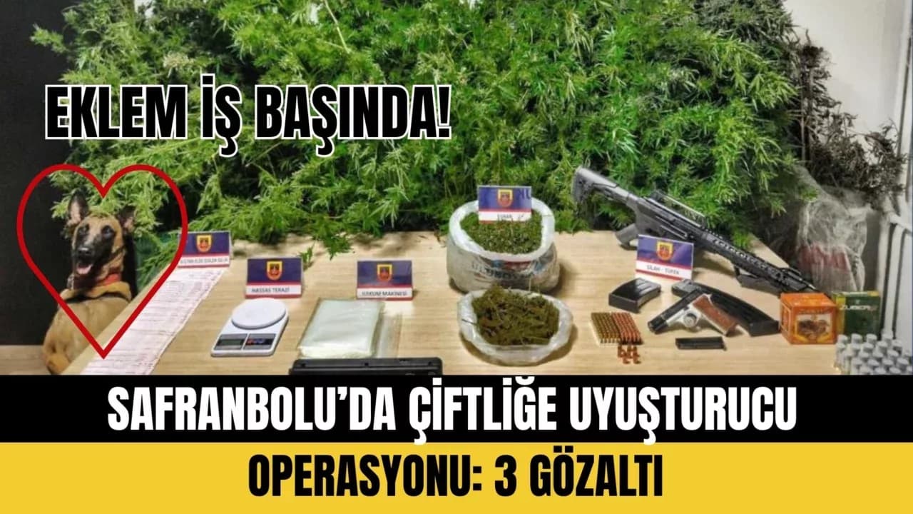 Safranbolu’da Uyuşturucu Operasyonu