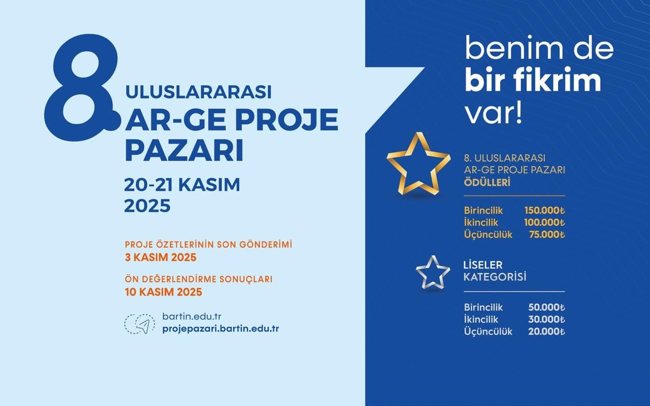 BARÜ 8. Uluslararası Ar-Ge Proje Pazarı başvuruları başladı